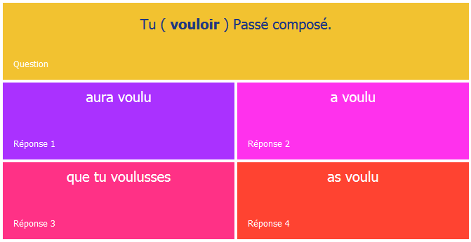 Exemple de QUESTION en mode QCM. Question en mode QCM
